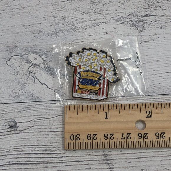 2001 Pop Secret 400 Rock Rockingham North Carolina Speedway NASCAR Race Hat Pin - Picture 4 of 5